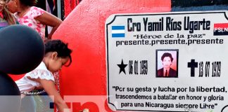 Conmemoran en Rivas a Yamil Ríos Ugarte héroe de la Revolución Sandinista