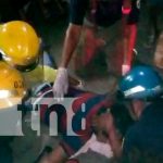 Accidente en Ciudad Sandino deja a un motociclista lesionado