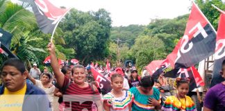 Militancia Sandinista de la Isla de Ometepe saluda el 43/19