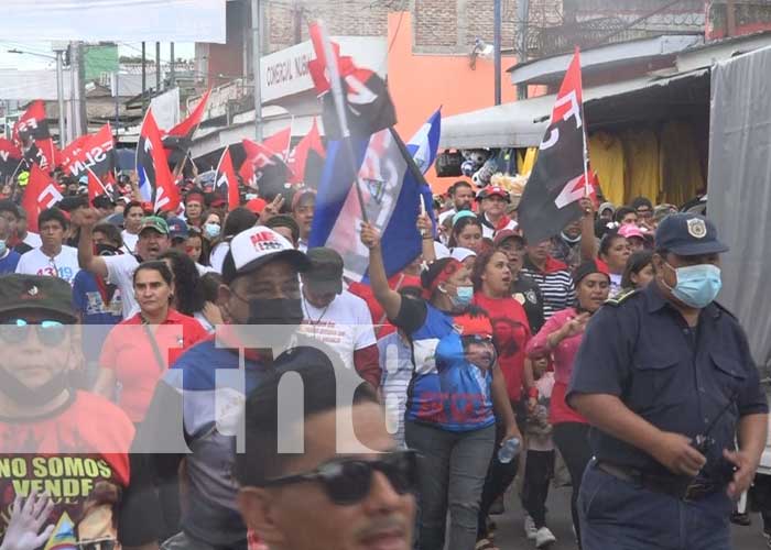 Estelí realizó una caminata celebrando 43 aniversario de la Revolución Sandinista