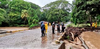 Rivas: Inician labores de mitigación tras afectaciones por tormenta Bonnie