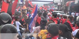 Estelí realizó una caminata celebrando 43 aniversario de la Revolución Sandinista