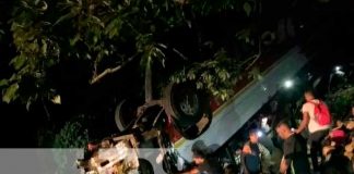 Dantesco accidente en la cuesta La Cucamonga, Estelí