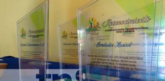 Otorgan reconocimiento a negocios con mayor trayectoria en Masaya