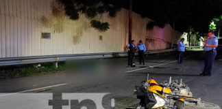 Accidente de tránsito en Managua deja un muerto y un lesionado