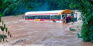 Lluvias tras el paso de Bonnie deja un muerto en Siuna y crecida de ríos