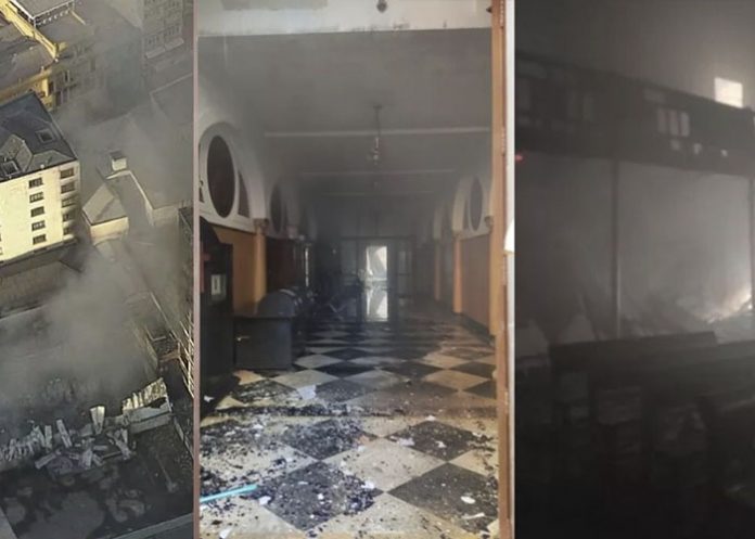 Fuerte incendio en Brasil reduce a cenizas la primera iglesia ortodoxa