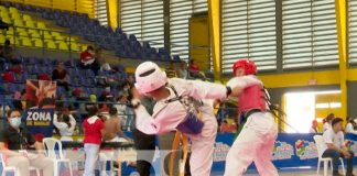 Atletas de Nicaragua disputan lugares en campeonato de taekwondo