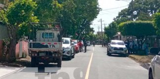 Foto: mejoramiento vial inaugurado este viernes por las autoridades de la Alcaldía de Managua / TN8