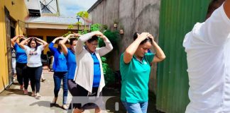 Foto: Habitantes de Rivas participan de segundo ejercicio Nacional de protección de la vida / TN8