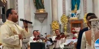 Padre se la rifa al cantar “Mi razón de ser” de Banda MS