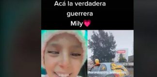 Mily venció el cáncer y se siente muy contenta con la vida