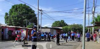 Operativo antidrogas en el barrio Jonathan González, Managua