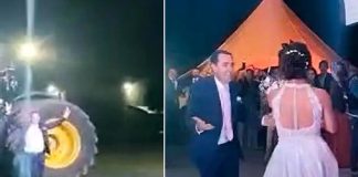 Foto: Novio hace entrada triunfal y se roba el show de la boda /Cortesía