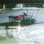 Escena de accidente mortal de tránsito en Managua