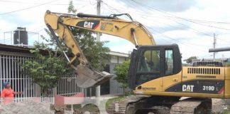 Se continúan obras de adoquinado en Estelí