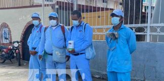 Jornada de fumigacion y abatización en Managua