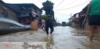 Crecida del Río Prinzapolka en el Caribe Norte de Nicaragua