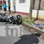 Accidente en el barrio Costa Rica, Managua