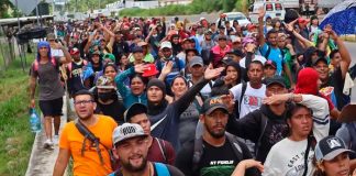 Más de 4 mil migrantes parte del sur de México en una nueva caravana