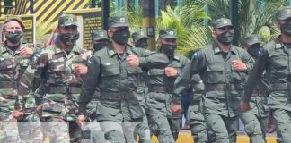 Acto por el ascenso de grados militares en Nicaragua