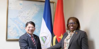 Nicaragua recibe la grata visita de la embajadora de Angola, Maria Cándida Pereira