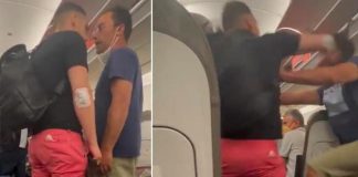 Pasajeros pierden la cordura y hacen bochinche en avión