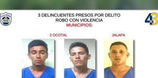 Detenidos por distintos delitos en Nueva Segovia