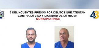 Captura de delincuentes en Rivas