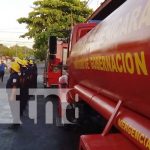 Salen camiones de bomberos hacia San Dionisio, Matagalpa