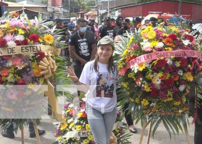 Homenaje al Comandante Francisco Rivera, El Zorro, en Estelí