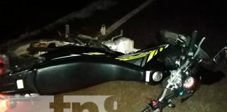 Fuerte accidente dejó a motociclista con la pierna casi cercenada en Bluefields