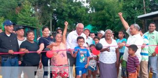 Inauguran más de 400 metros lineales de adoquinado en Nandaime