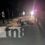 Motociclista supuestamente provocó un accidente y se dio a la fuga en Jalapa