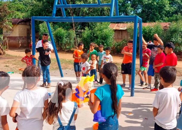 Inauguran cancha multiusos en Tipitapa