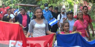 Realizan caminata "Aquí hay patria" en la Isla de Ometepe