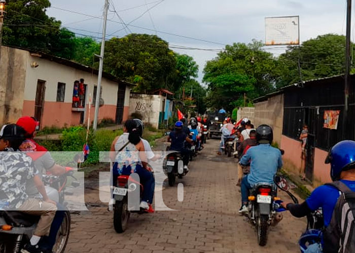 Realizan caminata patria libre y siempre bendita en Nandaime