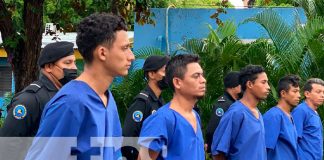 Policía de Chinandega captura a 14 presuntos delincuentes