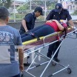 Lesionados por accidente de tránsito en Managua