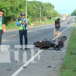 Vigilante fallece en aparatoso accidente de tránsito en Ctra. Vieja a León