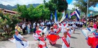 Inician desfiles patrios con centros escolares en Jinotega