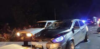 Foto: Escena de accidente de tránsito en Nicaragua / TN8