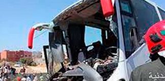 Al menos 23 pasajeros muertos y 36 heridos tras dantesco choque en Marruecos