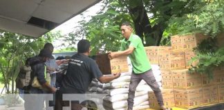 Entrega de merienda escolar en la Isla de Ometepe