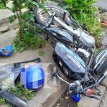 Accidente de tránsito en zona del antiguo estadio de béisbol en Managua