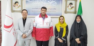 Embajador de Nicaragua en Irán, Compañero Isaac Bravo Jaen con Doctor Pir Hossein Kolivand, Presidente de la Media Luna Roja de Irán