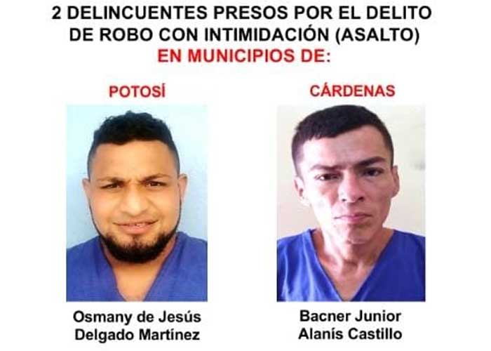 Captura de delincuentes en Rivas