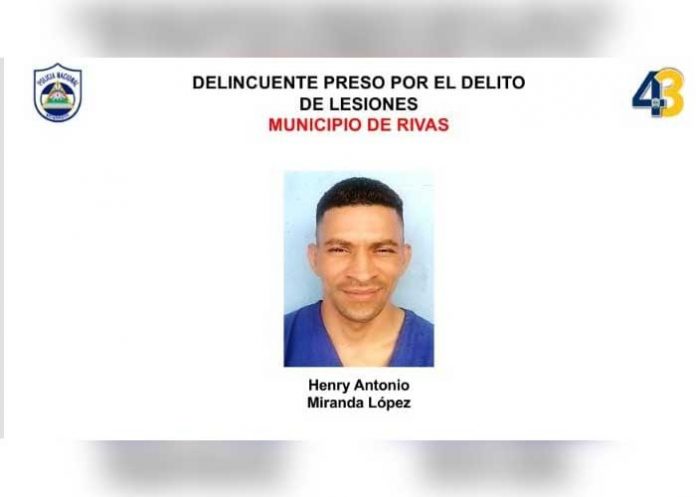 Captura de delincuentes en Rivas