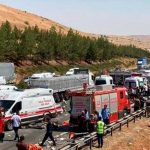 Sangriento choque en una carretera de Turquía deja 16 muertos y 21 heridos