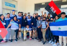 Selección de Nicaragua triunfó en campeonato de voleibol